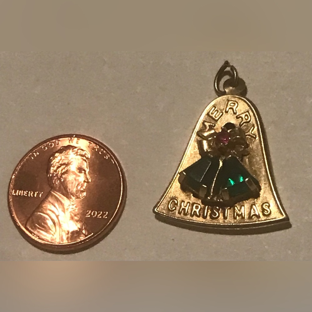 14K GOLD VINTAGE 1972 CHRISTMAS PENDANT ⭐️PLEASE READ ENTIRE LISTING & PHOTOS!⭐️